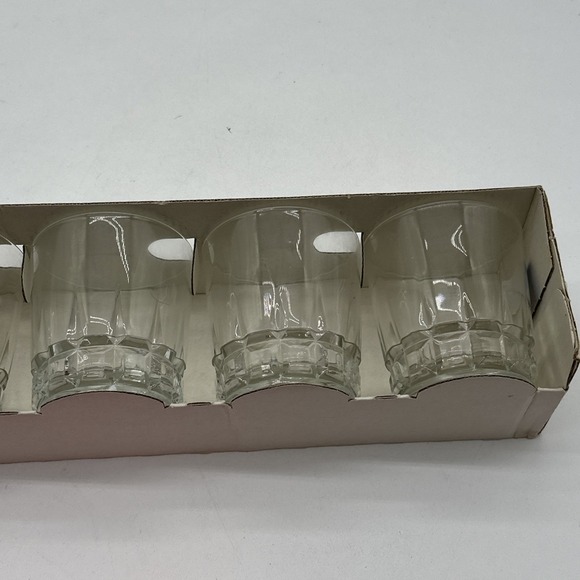 Lady Victoria Set Of 4 Crystal Whiskey Rocks Glasses In Orig Box-France 10 oz - Picture 6 of 6